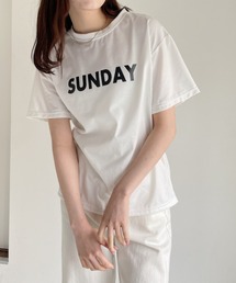 SUNDAYロゴTEE◇