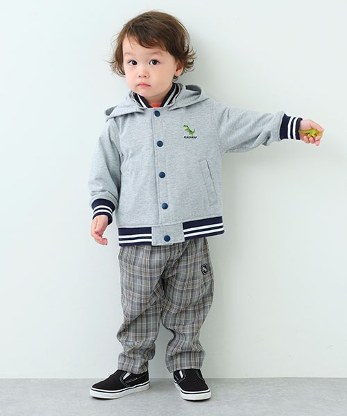 kladskap(クレードスコープ)の「チェックロング丈シェフパンツ(その他パンツ・キッズ・ベージュ/ブラック・90cm/100cm/130cm/110cm/120cm)」の15枚目の写真