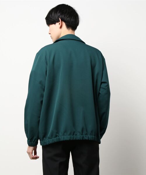 semantic design（セマンティックデザイン）の「【ストレッチ】セマンティックデザイン ステンカラーシャツアウター(セットアップ可能)（セットアップ・メンズ・グリーン/ブラック/ワインレッド・MEDIUM/LARGE）」の4枚目の写真