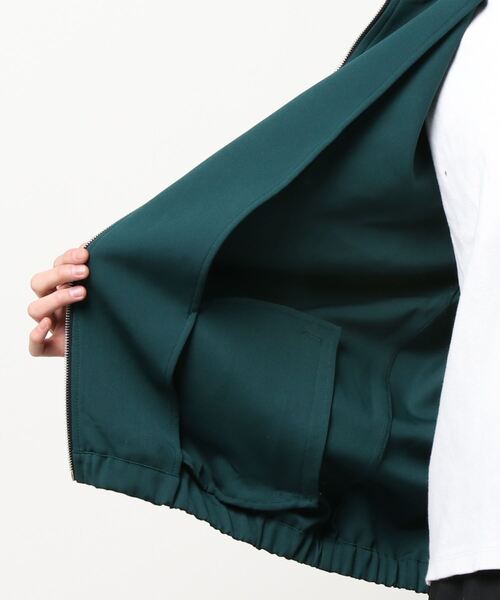 semantic design（セマンティックデザイン）の「【ストレッチ】セマンティックデザイン ステンカラーシャツアウター(セットアップ可能)（セットアップ・メンズ・グリーン/ブラック/ワインレッド・MEDIUM/LARGE）」の6枚目の写真