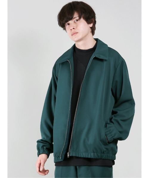 semantic design（セマンティックデザイン）の「【ストレッチ】セマンティックデザイン ステンカラーシャツアウター(セットアップ可能)（セットアップ・メンズ・グリーン/ブラック/ワインレッド・MEDIUM/LARGE）」の3枚目の写真