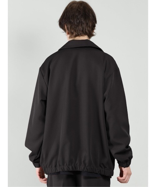 semantic design（セマンティックデザイン）の「【ストレッチ】セマンティックデザイン ステンカラーシャツアウター(セットアップ可能)（セットアップ・メンズ・グリーン/ブラック/ワインレッド・MEDIUM/LARGE）」の13枚目の写真