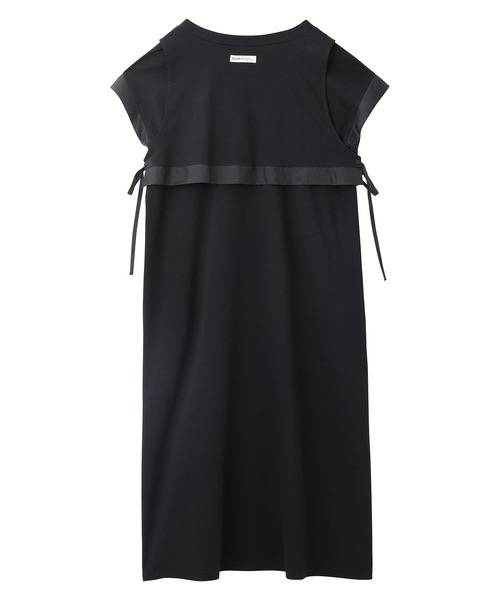 SILAS(サイラス)の「SIDE RIBBON DRESS サイラスサイドリボンワンピース(ワンピース・レディース・ライトグレー/ブラック・ONE SIZE)」の15枚目の写真