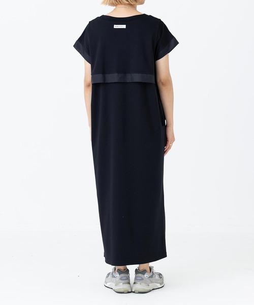 SILAS(サイラス)の「SIDE RIBBON DRESS サイラスサイドリボンワンピース(ワンピース・レディース・ライトグレー/ブラック・ONE SIZE)」の3枚目の写真