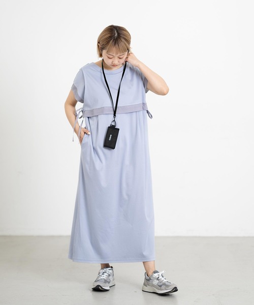 SILAS(サイラス)の「SIDE RIBBON DRESS サイラスサイドリボンワンピース(ワンピース・レディース・ライトグレー/ブラック・ONE SIZE)」の22枚目の写真