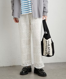PUAL CE CIN | 四角柄レースパンツ(その他パンツ)