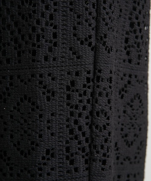 PUAL CE CIN（ピュアルセシン）の「四角柄レースパンツ（その他パンツ・レディース・ホワイト/ブラック・FREE）」の14枚目の写真