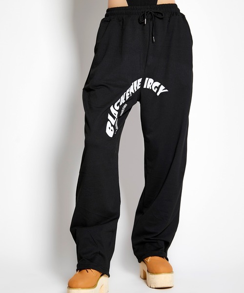 babyShoop（ベイビーシュープ）の「ロゴ入りジョガーパンツ（デニムパンツ・レディース・ブラック/グレー・FREE）」の14枚目の写真