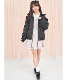 Secret Honey フリルフードブルゾン Secret Honey（シークレットハニー）の「フリルフードブルゾン