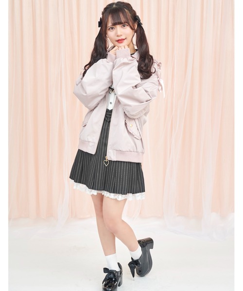 Secret Honey フリルフードブルゾン Secret Honey（シークレットハニー）の「フリルフードブルゾン
