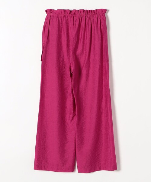 SHIPS any（シップス エニィ）の「SHIPS any:〈ウォッシャブル〉ウエスト ドローコード セミ ワイド パンツ（その他パンツ・レディース・ネイビー/カーキ/ピンク・ONE SIZE）」の8枚目の写真