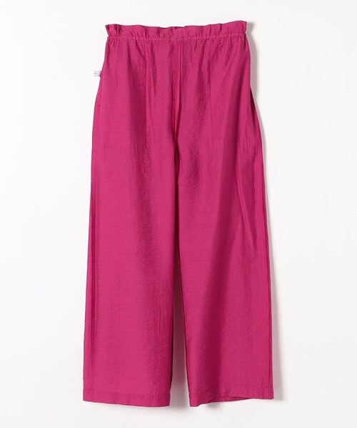 SHIPS any（シップス エニィ）の「SHIPS any:〈ウォッシャブル〉ウエスト ドローコード セミ ワイド パンツ（その他パンツ・レディース・ネイビー/カーキ/ピンク・ONE SIZE）」の12枚目の写真