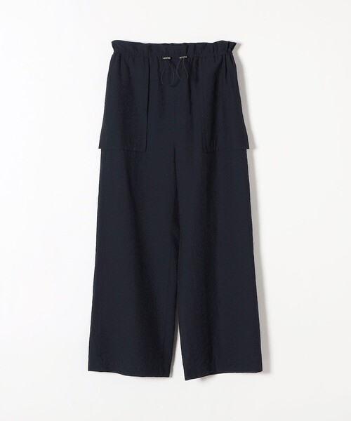 SHIPS any（シップス エニィ）の「SHIPS any:〈ウォッシャブル〉ウエスト ドローコード セミ ワイド パンツ（その他パンツ・レディース・ネイビー/カーキ/ピンク・ONE SIZE）」の16枚目の写真