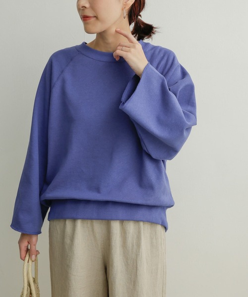 URBAN RESEARCH DOORS(アーバンリサーチドアーズ)の「コットンリネンワイドスリーブプルオーバー(Tシャツ/カットソー・レディース・グレー/ブルー/アイボリー・1)」の14枚目の写真