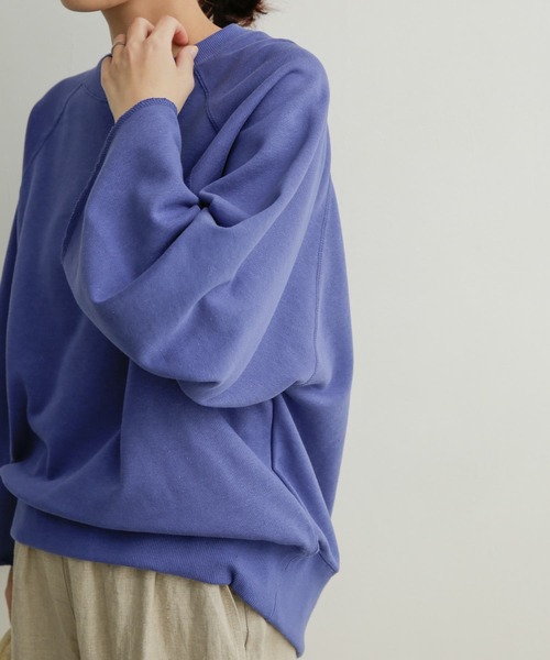 URBAN RESEARCH DOORS(アーバンリサーチドアーズ)の「コットンリネンワイドスリーブプルオーバー(Tシャツ/カットソー・レディース・グレー/ブルー/アイボリー・1)」の15枚目の写真