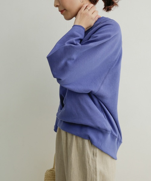 URBAN RESEARCH DOORS(アーバンリサーチドアーズ)の「コットンリネンワイドスリーブプルオーバー(Tシャツ/カットソー・レディース・グレー/ブルー/アイボリー・1)」の16枚目の写真