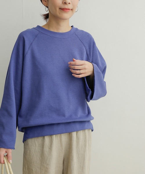 URBAN RESEARCH DOORS(アーバンリサーチドアーズ)の「コットンリネンワイドスリーブプルオーバー(Tシャツ/カットソー・レディース・グレー/ブルー/アイボリー・1)」の21枚目の写真