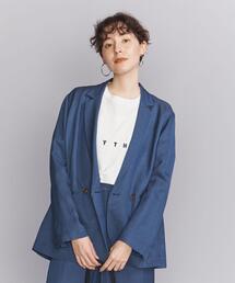 BEAUTY&YOUTH UNITED ARROWS | BY  ヴィスコース ダブルジャケット(テーラードジャケット)