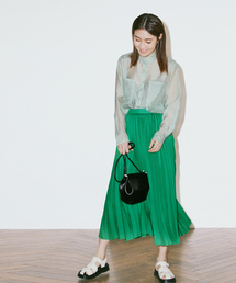 Rouge vif | 【東原妙子さんコラボカラー】プリーツスカート(スカート)
