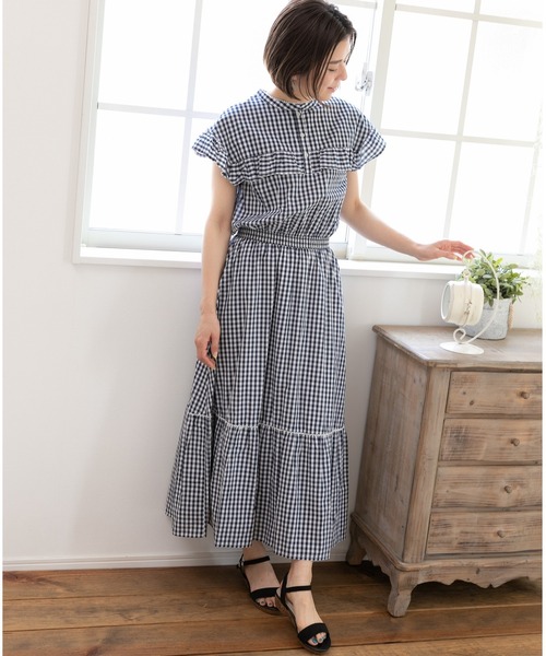 PREFERIR（プレフェリール）の「ギンガムチェック ティアード