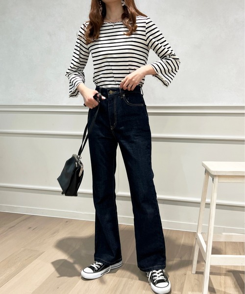 apres jour(アプレジュール)の「タグ付きボーダーT【ZOZOTOWN限定アイテム】(Tシャツ/カットソー・レディース・アイボリー/ライトピンク/ネイビー・X-LARGE/フリー)」の11枚目の写真