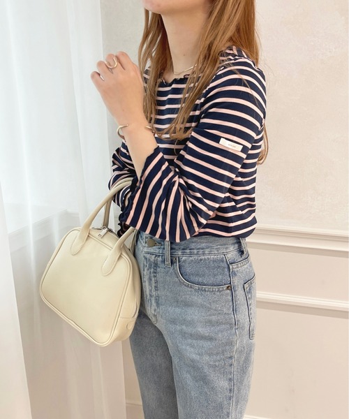apres jour(アプレジュール)の「タグ付きボーダーT【ZOZOTOWN限定アイテム】(Tシャツ/カットソー・レディース・アイボリー/ライトピンク/ネイビー・X-LARGE/フリー)」の16枚目の写真