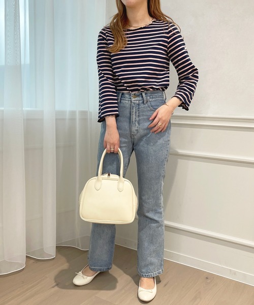 apres jour(アプレジュール)の「タグ付きボーダーT【ZOZOTOWN限定アイテム】(Tシャツ/カットソー・レディース・アイボリー/ライトピンク/ネイビー・X-LARGE/フリー)」の19枚目の写真