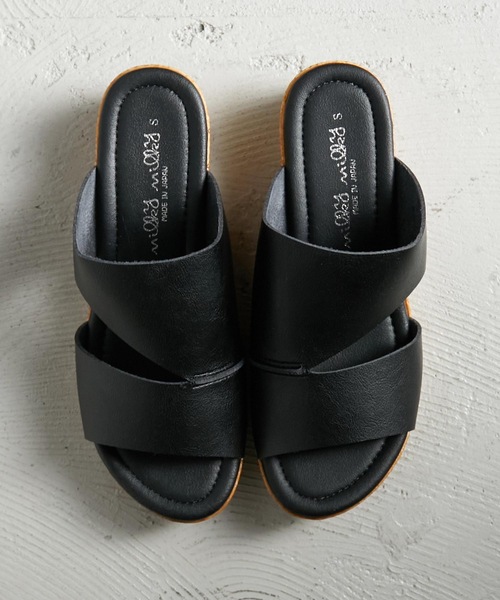 Fashion Letter(ファッションレター)の「アシメデザイン日本製コンフォートサンダル(サンダル・レディース・ブラック/キャメル/ダークベージュ・LL/S/M/L)」の20枚目の写真