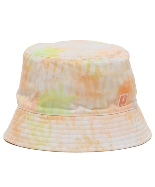 NERDY(ノルディ)の「NERDY X ATMOS DNA Watercolor Brush Bucket Hat / ノルディー x アトモス ディーエヌエー ウォーターカラー ブラッシュ バケットハット 【SP】(ハット・レディース・オレンジ/パープル・S/M)」の5枚目の写真