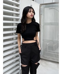 ENVYM | サイドオープンＴＯＰＳ(Tシャツ/カットソー)