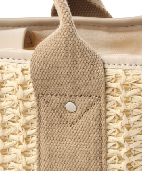 studio CLIP（スタディオクリップ）の「柔らかペーパースクエアショルダーバッグ（ショルダーバッグ・レディース・その他1/ベージュ/ブラウン・FREE）」の13枚目の写真