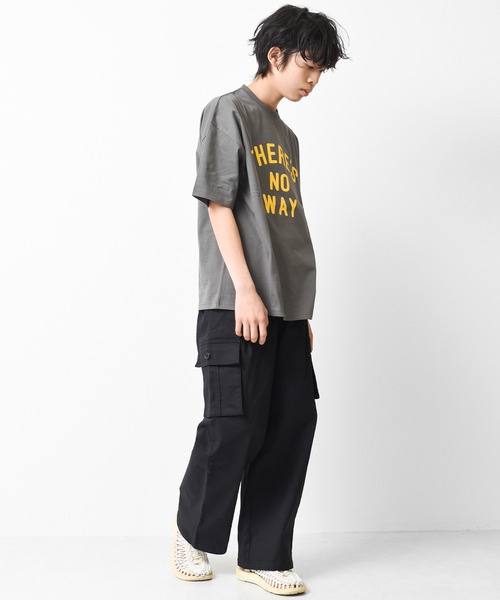 RAT EFFECT(ラットエフェクト)の「ワイドタックカーゴパンツ(カーゴパンツ・キッズ・カーキ/チャコールグレー/ブラック・120/130/140/150/160/170)」の5枚目の写真