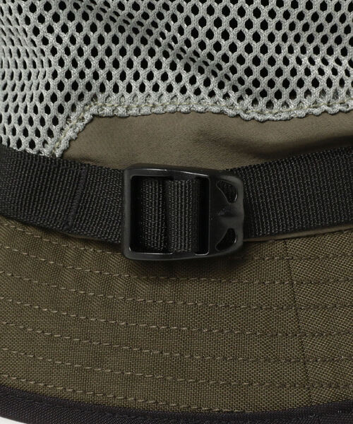 THE NORTH FACE（ザノースフェイス）の「THE NORTH FACE / Camp Mesh Hat（ハット・メンズ・ブラック/オリーブ/イエロー・LARGE）」の5枚目の写真