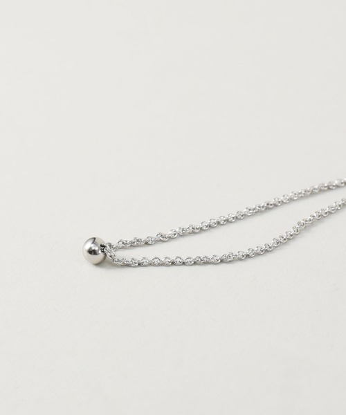 ma chere Cosette?（マシェールコゼット）の「金属アレルギー対応 メタルボールネックレス（ネックレス・レディース・ゴールド/シルバー・FREE）」の5枚目の写真