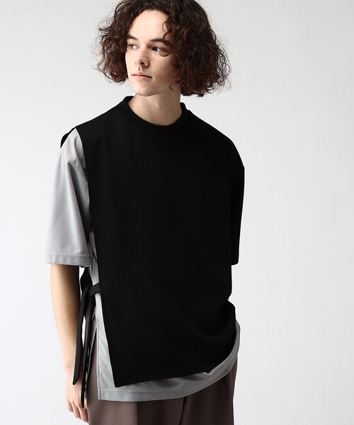 tk.TAKEO KIKUCHI（ティーケータケオキクチ）の「◆クウォーターレイヤードカットソー（Tシャツ/カットソー・メンズ・ホワイト系5/ブラック系4/ダークグリーン系4・02/03）」の14枚目の写真