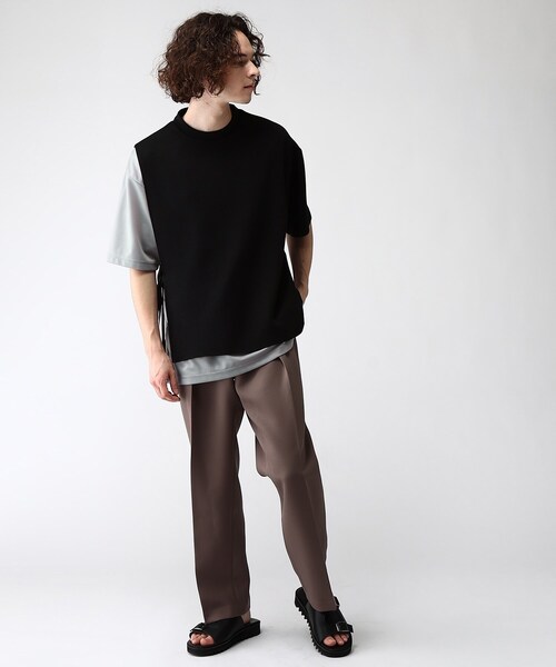 tk.TAKEO KIKUCHI（ティーケータケオキクチ）の「◆クウォーターレイヤードカットソー（Tシャツ/カットソー・メンズ・ホワイト系5/ブラック系4/ダークグリーン系4・02/03）」の18枚目の写真