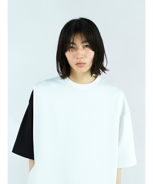 tk.TAKEO KIKUCHI（ティーケータケオキクチ）の「◆クウォーターレイヤードカットソー（Tシャツ/カットソー・メンズ・ホワイト系5/ブラック系4/ダークグリーン系4・02/03）」の21枚目の写真