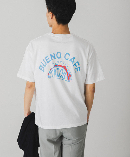 URBAN RESEARCH DOORS（アーバンリサーチドアーズ）の「TACOS プリントTシャツ（Tシャツ/カットソー・メンズ・グレー/ホワイト・LARGE/MEDIUM）」の15枚目の写真