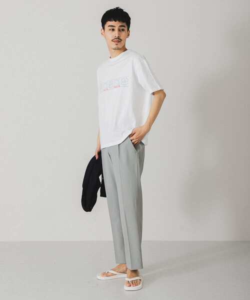 URBAN RESEARCH DOORS（アーバンリサーチドアーズ）の「TACOS プリントTシャツ（Tシャツ/カットソー・メンズ・グレー/ホワイト・LARGE/MEDIUM）」の6枚目の写真