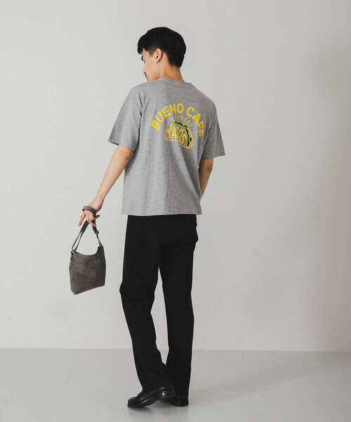URBAN RESEARCH DOORS（アーバンリサーチドアーズ）の「TACOS プリントTシャツ（Tシャツ/カットソー・メンズ・グレー/ホワイト・LARGE/MEDIUM）」の4枚目の写真