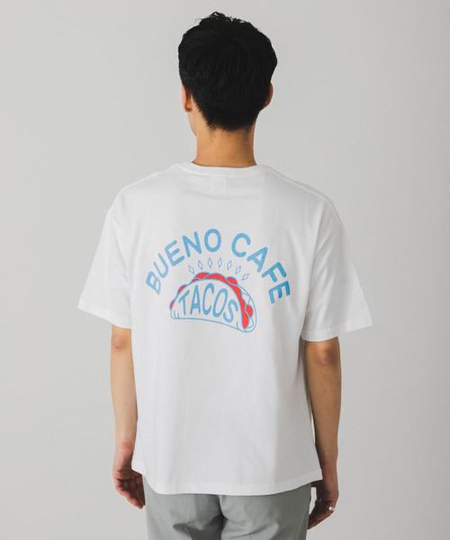 URBAN RESEARCH DOORS（アーバンリサーチドアーズ）の「TACOS プリントTシャツ（Tシャツ/カットソー・メンズ・グレー/ホワイト・LARGE/MEDIUM）」の11枚目の写真