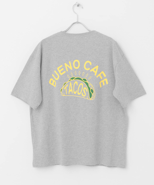 URBAN RESEARCH DOORS（アーバンリサーチドアーズ）の「TACOS プリントTシャツ（Tシャツ/カットソー・メンズ・グレー/ホワイト・LARGE/MEDIUM）」の5枚目の写真