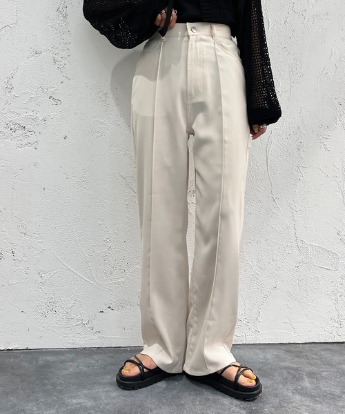 apres jour mignon(アプレジュールミニョン)の「ペインターパンツ【ZOZOTOWN限定アイテ】(その他パンツ・レディース・アイボリー/ブラック/カーキ・MEDIUM/X-LARGE/SMALL)」の5枚目の写真