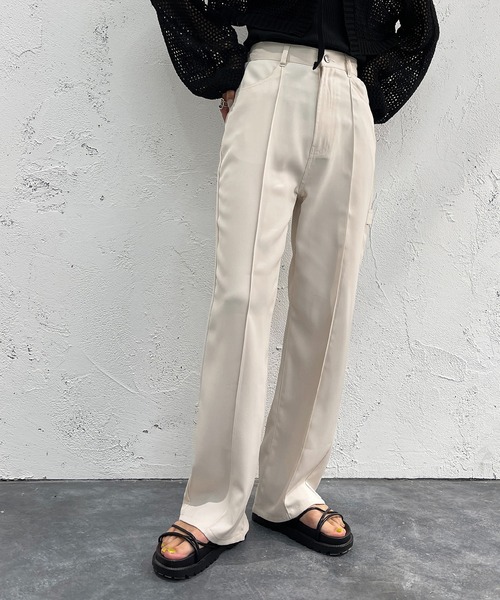 apres jour mignon(アプレジュールミニョン)の「ペインターパンツ【ZOZOTOWN限定アイテ】(その他パンツ・レディース・アイボリー/ブラック/カーキ・MEDIUM/X-LARGE/SMALL)」の6枚目の写真