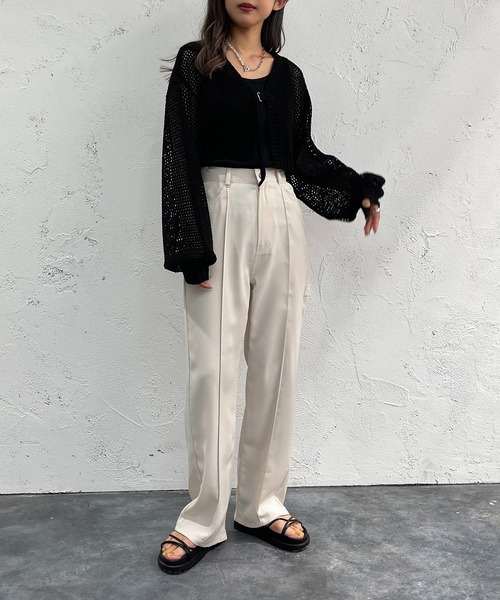 apres jour mignon(アプレジュールミニョン)の「ペインターパンツ【ZOZOTOWN限定アイテ】(その他パンツ・レディース・アイボリー/ブラック/カーキ・MEDIUM/X-LARGE/SMALL)」の8枚目の写真