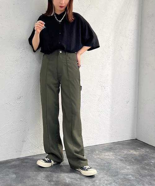 apres jour mignon(アプレジュールミニョン)の「ペインターパンツ【ZOZOTOWN限定アイテ】(その他パンツ・レディース・アイボリー/ブラック/カーキ・MEDIUM/X-LARGE/SMALL)」の22枚目の写真