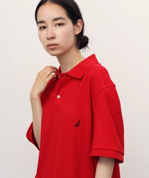 NAUTICA / ノーティカ NEW CLASSIC - RECYCLED HONEYCOMB PIQUE ニュークラシック 半袖 無地 ポロシャツ