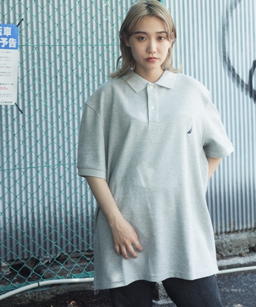 NAUTICA(ノーティカ)の「NAUTICA / ノーティカ NEW CLASSIC - RECYCLED HONEYCOMB PIQUE ニュークラシック 半袖 無地 ポロシャツ(ポロシャツ・メンズ・ホワイト/ライトブルー/ブラック/ネイビー/グレー/レッド・MEDIUM/LARGE/X-LARGE/XX-LARGE)」の21枚目の写真