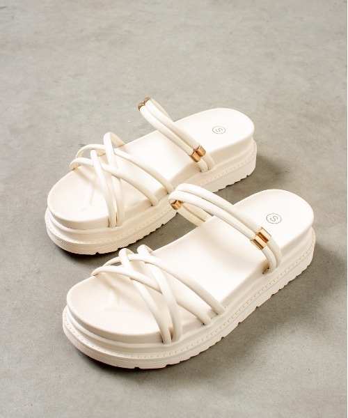 SpRay（スプレイ）の「２ＷＡＹサンダル（サンダル・レディース・ブラック/アイボリー・SMALL/MEDIUM/LARGE/X-LARGE）」の7枚目の写真