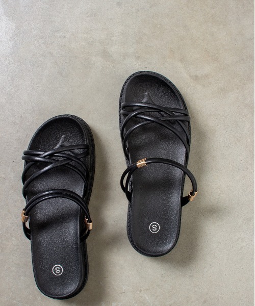 SpRay（スプレイ）の「２ＷＡＹサンダル（サンダル・レディース・ブラック/アイボリー・SMALL/MEDIUM/LARGE/X-LARGE）」の11枚目の写真